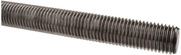 Value Collection - M20x2.5 UNC (Coarse), 1m Long, Steel Metric Threaded Rod - Oil Finish Finish, Right Hand Thread - Industrial Tool & Supply