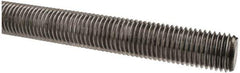 Value Collection - M20x2.5 UNC (Coarse), 1m Long, Steel Metric Threaded Rod - Oil Finish Finish, Right Hand Thread - Industrial Tool & Supply