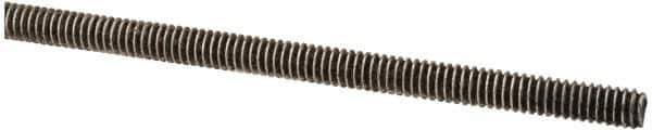 Made in USA - #5-40 UNC (Coarse), 3' Long, Stainless Steel Threaded Rod - Right Hand Thread - Industrial Tool & Supply