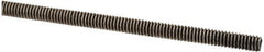 Made in USA - #5-40 UNC (Coarse), 3' Long, Stainless Steel Threaded Rod - Right Hand Thread - Industrial Tool & Supply