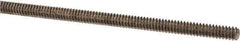 Made in USA - #6-32 UNC (Coarse), 3' Long, Stainless Steel Threaded Rod - Right Hand Thread - Industrial Tool & Supply
