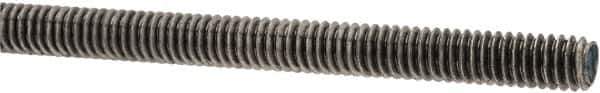Made in USA - #8-32 UNC (Coarse), 3' Long, Stainless Steel Threaded Rod - Right Hand Thread - Industrial Tool & Supply