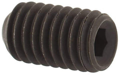 Value Collection - #12-28 UNF, 3/8" OAL, Cup Point Set Screw - Grade ASTM F912 Alloy Steel, 7/64" Key - Industrial Tool & Supply