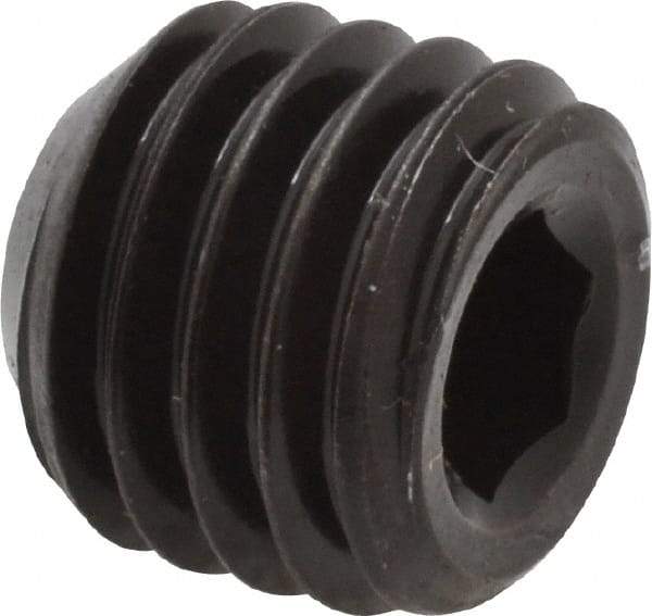 Value Collection - 9/16-12 UNC, 1/2" OAL, Cup Point Set Screw - Grade ASTM F912 Alloy Steel, 1/4" Key - Industrial Tool & Supply
