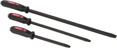 Mayhew - 3 Piece Screwdriver Pry Bar Set - 5/8" Head Width, Includes 12, 17 & 25" Lengths - Industrial Tool & Supply
