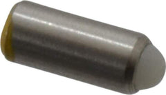 Gibraltar - 0.284" Body Length x 1/8" Body Diam, 2 Lb Init to 5 Lb Final End Force, Stainless Steel Press Fit Ball Plunger - 0.093" Ball Diam, 0.035" Max Ball Reach, +0.0010; +0.0020" Tolerance - Industrial Tool & Supply