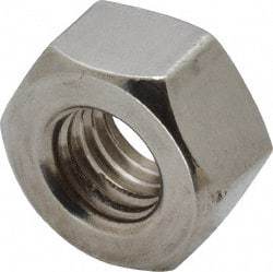 Value Collection - 1/2-13 UNC Stainless Steel Right Hand Heavy Hex Nut - 7/8" Across Flats, 31/64" High, Uncoated - Industrial Tool & Supply