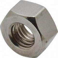 Value Collection - 1/2-13 UNC Stainless Steel Right Hand Heavy Hex Nut - 7/8" Across Flats, 31/64" High, Uncoated - Industrial Tool & Supply