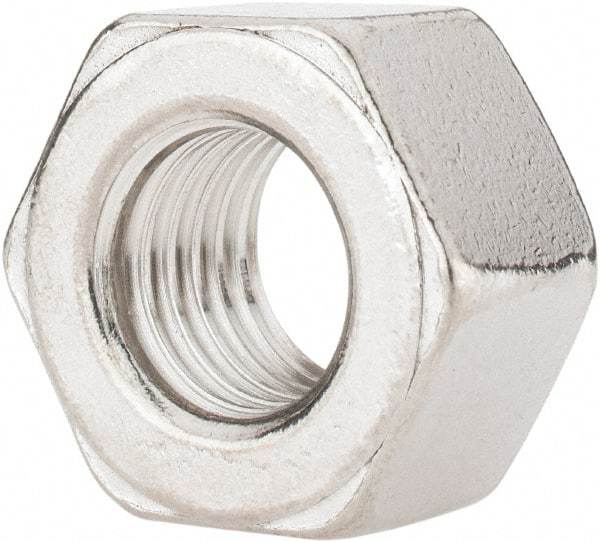 Value Collection - 3/4-10 UNC Stainless Steel Right Hand Heavy Hex Nut - 1-1/4" Across Flats, 47/64" High, Uncoated - Industrial Tool & Supply