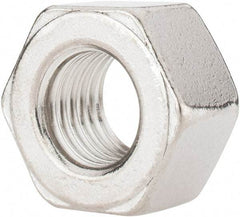 Value Collection - 3/4-10 UNC Stainless Steel Right Hand Heavy Hex Nut - 1-1/4" Across Flats, 47/64" High, Uncoated - Industrial Tool & Supply