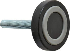 Vlier - 3/8-16 Bolt Thread, Stud Mount Leveling Pad & Mount - 200 Max Lb Capacity, 2" Base Diam, 2.36" Thread Length - Industrial Tool & Supply