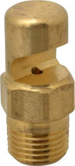 Bete Fog Nozzle - 1/8" Pipe, 145° Spray Angle, Brass, Extra Wide Fan Nozzle - Male Connection, 1.58 Gal per min at 100 psi, 0.073" Orifice Diam - Industrial Tool & Supply
