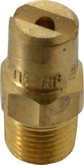 Bete Fog Nozzle - 1/8" Pipe, 30° Spray Angle, Brass, Standard Fan Nozzle - Male Connection, 3.16 Gal per min at 100 psi, 0.109" Orifice Diam - Industrial Tool & Supply