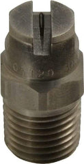 Bete Fog Nozzle - 1/4" Pipe, 120° Spray Angle, Grade 303 Stainless Steel, Standard Fan Nozzle - Male Connection, 0.79 Gal per min at 100 psi, 0.057" Orifice Diam - Industrial Tool & Supply