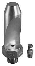 Bete Fog Nozzle - 3/8" Pipe, 35° Spray Angle, Brass, High Impact - Narrow Fan Nozzle - Male Connection, 9.49 Gal per min at 100 psi, 3/16" Orifice Diam - Industrial Tool & Supply