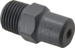 Bete Fog Nozzle - 1/8" Pipe, 60° Spray Angle, PVC, Full Cone Nozzle - Male Connection, 0.38 Gal per min at 100 psi, 0.043" Orifice Diam - Industrial Tool & Supply