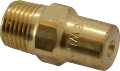Bete Fog Nozzle - 1/8" Pipe, 60° Spray Angle, Brass, Full Cone Nozzle - Male Connection, 0.38 Gal per min at 100 psi, 0.043" Orifice Diam - Industrial Tool & Supply