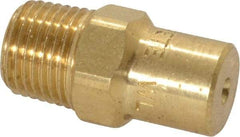 Bete Fog Nozzle - 1/8" Pipe, 60° Spray Angle, Brass, Full Cone Nozzle - Male Connection, 1.15 Gal per min at 100 psi, 0.072" Orifice Diam - Industrial Tool & Supply