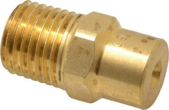 Bete Fog Nozzle - 1/4" Pipe, 60° Spray Angle, Brass, Full Cone Nozzle - Male Connection, 1.54 Gal per min at 100 psi, 0.082" Orifice Diam - Industrial Tool & Supply