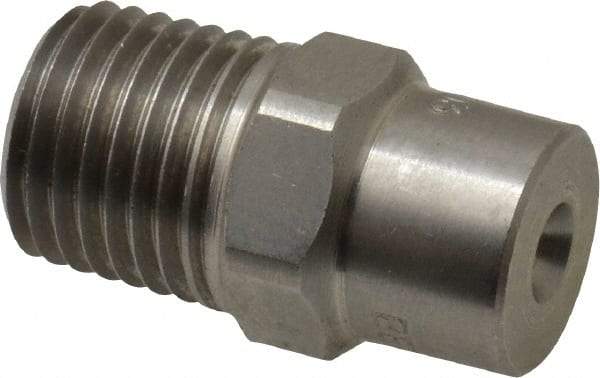 Bete Fog Nozzle - 1/4" Pipe, 60° Spray Angle, Grade 303 Stainless Steel, Full Cone Nozzle - Male Connection, 2.31 Gal per min at 100 psi, 0.109" Orifice Diam - Industrial Tool & Supply