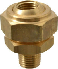 Bete Fog Nozzle - 1/4" Pipe, 40 to 70° Spray Angle, Brass, Adjustable Swivel Joint Nozzle - For Use With Bete - Nozzles Where Alignment of The Spray Direction is Required - Industrial Tool & Supply