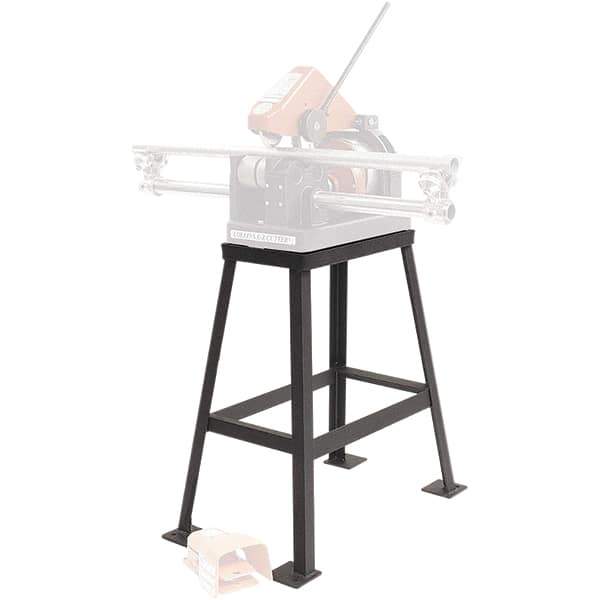 Rothenberger - 5/8" to 4-1/2" Pipe Capacity, Stationary Pipe Stand with Stationary Head - 30" High, 150 Lb Capacity - Industrial Tool & Supply
