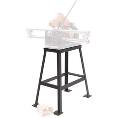 Rothenberger - 5/8" to 4-1/2" Pipe Capacity, Stationary Pipe Stand with Stationary Head - 30" High, 150 Lb Capacity - Industrial Tool & Supply
