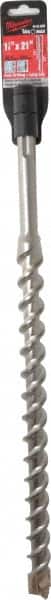 Milwaukee Tool - 1-1/8" Diam, SDS-Max Shank, Carbide-Tipped Rotary & Hammer Drill Bit - Industrial Tool & Supply