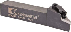 Kennametal - MVJN, Left Hand Cut, 3° Lead Angle, 1" Shank Height x 1" Shank Width, Negative Rake Indexable Turning Toolholder - 6" OAL, VN..43. Insert Compatibility, Series Kenloc - Industrial Tool & Supply