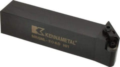 Kennametal - MRGN, Left Hand Cut, 15° Lead Angle, 1-1/4" Shank Height x 1-1/4" Shank Width, Negative Rake Indexable Turning Toolholder - 6" OAL, RN..43 Insert Compatibility, Series Kenloc - Industrial Tool & Supply