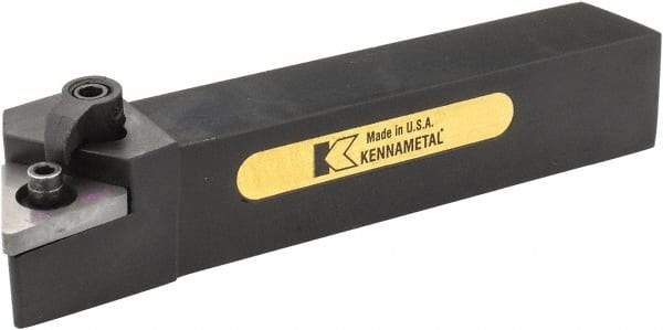 Kennametal - MTJN, Right Hand Cut, 3° Lead Angle, 1" Shank Height x 1" Shank Width, Negative Rake Indexable Turning Toolholder - 6" OAL, TN..54. Insert Compatibility, Series Kenloc - Industrial Tool & Supply