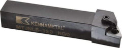 Kennametal - MTJN, Left Hand Cut, 3° Lead Angle, 3/4" Shank Height x 3/4" Shank Width, Negative Rake Indexable Turning Toolholder - 4-1/2" OAL, TN..33. Insert Compatibility, Series Kenloc - Industrial Tool & Supply