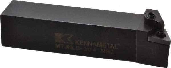 Kennametal - MTJN, Left Hand Cut, 3° Lead Angle, 1-1/4" Shank Height x 1-1/4" Shank Width, Negative Rake Indexable Turning Toolholder - 6" OAL, TN..43. Insert Compatibility, Series Kenloc - Industrial Tool & Supply