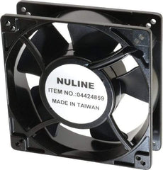 Value Collection - 230 Volts, AC, 130 CFM, Square Tube Axial Fan - 0.19 Amp Rating, 2,650 to 3,100 RPM, 5" High x 5" Wide x 1-1/2" Deep - Industrial Tool & Supply