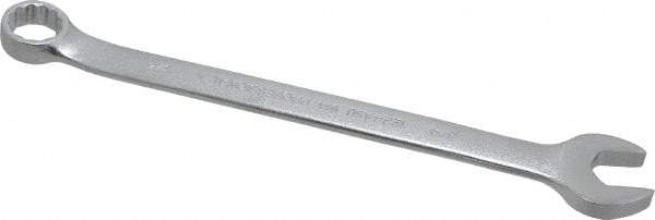 Proto - 3/4" 12 Point Offset Combination Wrench - 15° Offset Angle, 11" OAL, Steel, Satin Finish - Industrial Tool & Supply