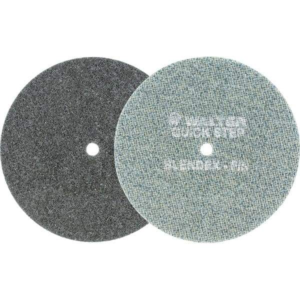 WALTER Surface Technologies - 6" Diam, Aluminum Oxide Hook & Loop Disc - Fine Grade, Coated, Series 07-R, Quick-Step Blendex - Industrial Tool & Supply