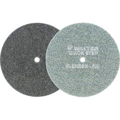 WALTER Surface Technologies - 6" Diam, Aluminum Oxide Hook & Loop Disc - Fine Grade, Coated, Series 07-R, Quick-Step Blendex - Industrial Tool & Supply