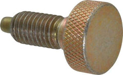 Gibraltar - 1/2-13, 7/8" Thread Length, 1/4" Max Plunger Diam, 1 Lb Init to 10 Lb Final End Force, Knob Handle Plunger - Knurled Knob, 1.13" Body Length, 7/8" Length Under Head/Shoulder, 1/4" Plunger Projection - Industrial Tool & Supply