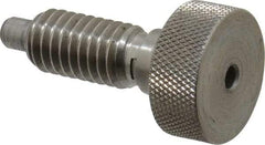 Gibraltar - 3/8-16, 3/4" Thread Length, 0.185" Max Plunger Diam, 1 Lb Init to 8 Lb Final End Force, Knob Handle Plunger - Knurled Knob, 0.94" Body Length, 3/4" Length Under Head/Shoulder, 0.218" Plunger Projection - Industrial Tool & Supply