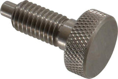Gibraltar - 1/2-13, 7/8" Thread Length, 1/4" Max Plunger Diam, 1 Lb Init to 10 Lb Final End Force, Knob Handle Plunger - Knurled Knob, 1.13" Body Length, 7/8" Length Under Head/Shoulder, 1/4" Plunger Projection - Industrial Tool & Supply