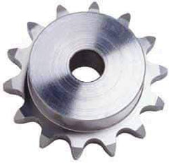 U.S. Tsubaki - 10 Teeth, 1" Chain Pitch, Chain Size 80, Sprocket - 1" Bore Diam, 3.678" Outside Diam - Industrial Tool & Supply