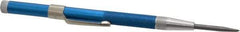 Made in USA - 3/8" Automatic Center Punch - 5-1/2" OAL, Anodized Aluminum - Industrial Tool & Supply