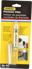 General - Spout, Precision-Needle Oiler - 2-1/4" Long Needle, Aluminum Body - Industrial Tool & Supply