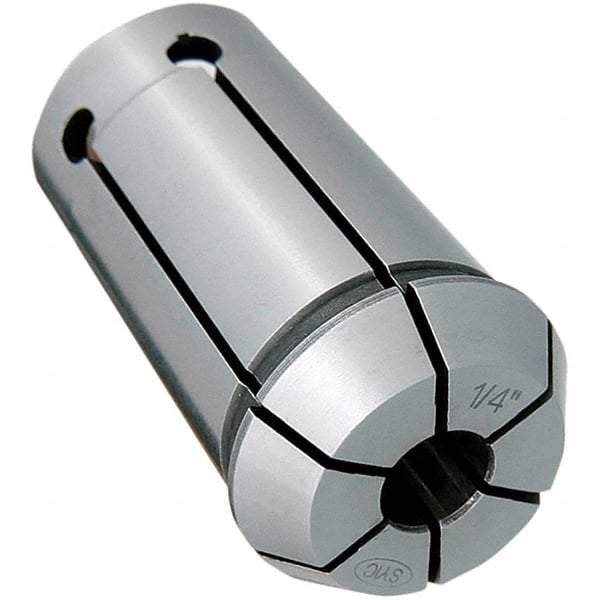 Techniks - SYOZ25 9/32" Single Angle Collet - 0.0004" TIR, 2.047" OAL, 1.38" Overall Diam - Exact Industrial Supply