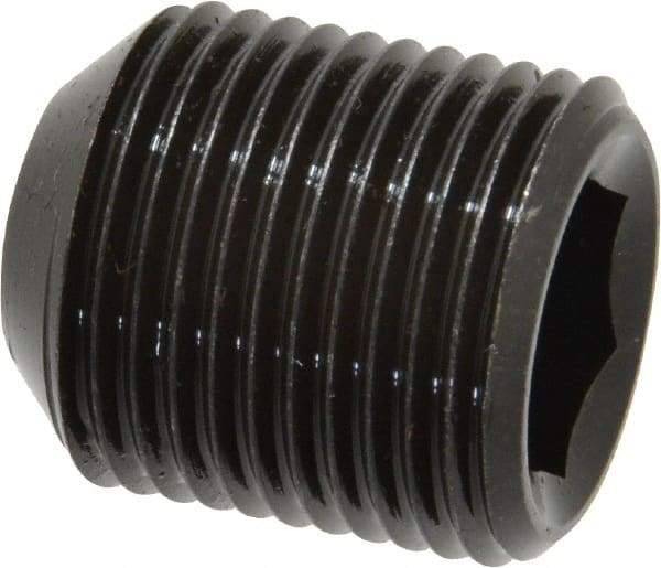 Value Collection - 7/8-14 UNF, 1" OAL, Cup Point Set Screw - Grade ASTM F912 Alloy Steel, 1/2" Key - Industrial Tool & Supply