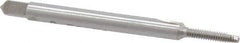 Interstate - #2-56 UNC, 2 Flute, Bright Finish, High Speed Steel Spiral Point Tap - Bottoming Chamfer, Right Hand Thread, 1-3/4" OAL, 7/16" Thread Length, 2B Class of Fit - Exact Industrial Supply