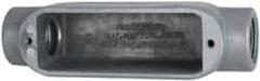 Cooper Crouse-Hinds - 1 Gang, (2) 3/4" Knockouts, Aluminum Rectangle Outlet Body - 5-1/2" Overall Height x 1.53" Overall Width x 1.64" Overall Depth - Industrial Tool & Supply