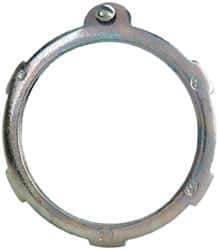 Cooper Crouse-Hinds - 2" Trade, Steel Threaded Rigid/Intermediate (IMC) Conduit Locknut - Noninsulated - Industrial Tool & Supply