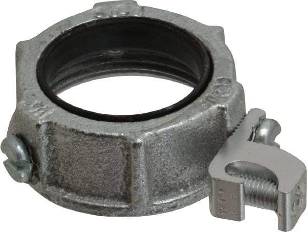 Cooper Crouse-Hinds - 1-1/4" Trade, Malleable Iron Threaded Rigid/Intermediate (IMC) Conduit Bushing - Partially Insulated - Industrial Tool & Supply