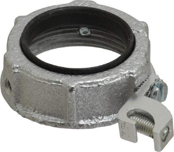 Cooper Crouse-Hinds - 1-1/2" Trade, Malleable Iron Threaded Rigid/Intermediate (IMC) Conduit Bushing - Partially Insulated - Industrial Tool & Supply